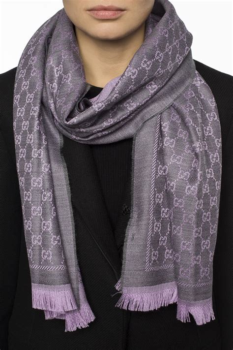 buy second hand gucci woold scarf|gucci scarf unisex.